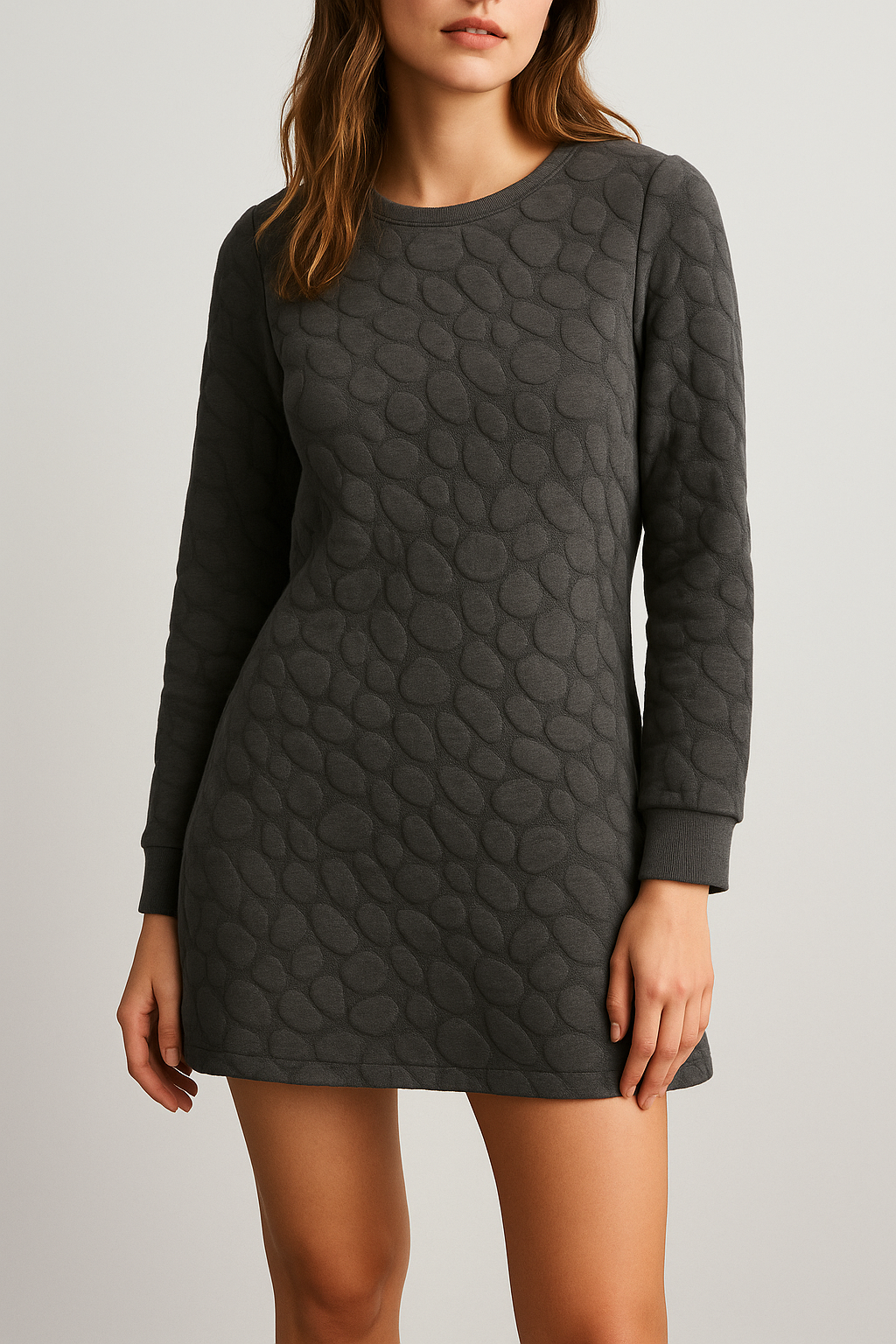 Charcoal Grey Quilted Jacquard Fabric – Sold by the Metre - Vératex Fabrics