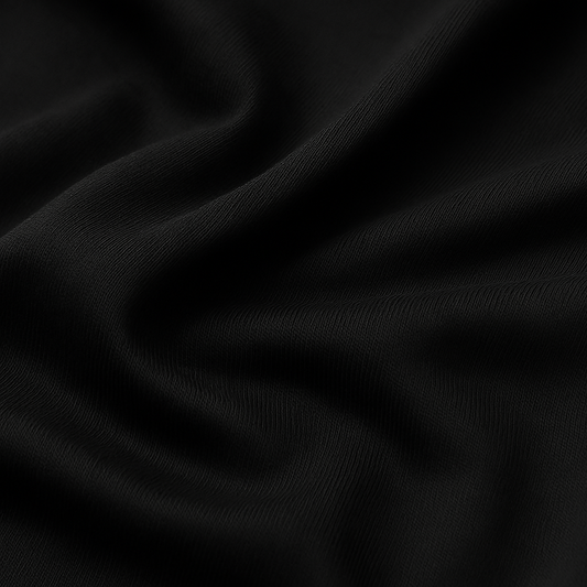 Black Viscose Jersey – Stretch Fabric – Sold by the Metre - Vératex Fabrics