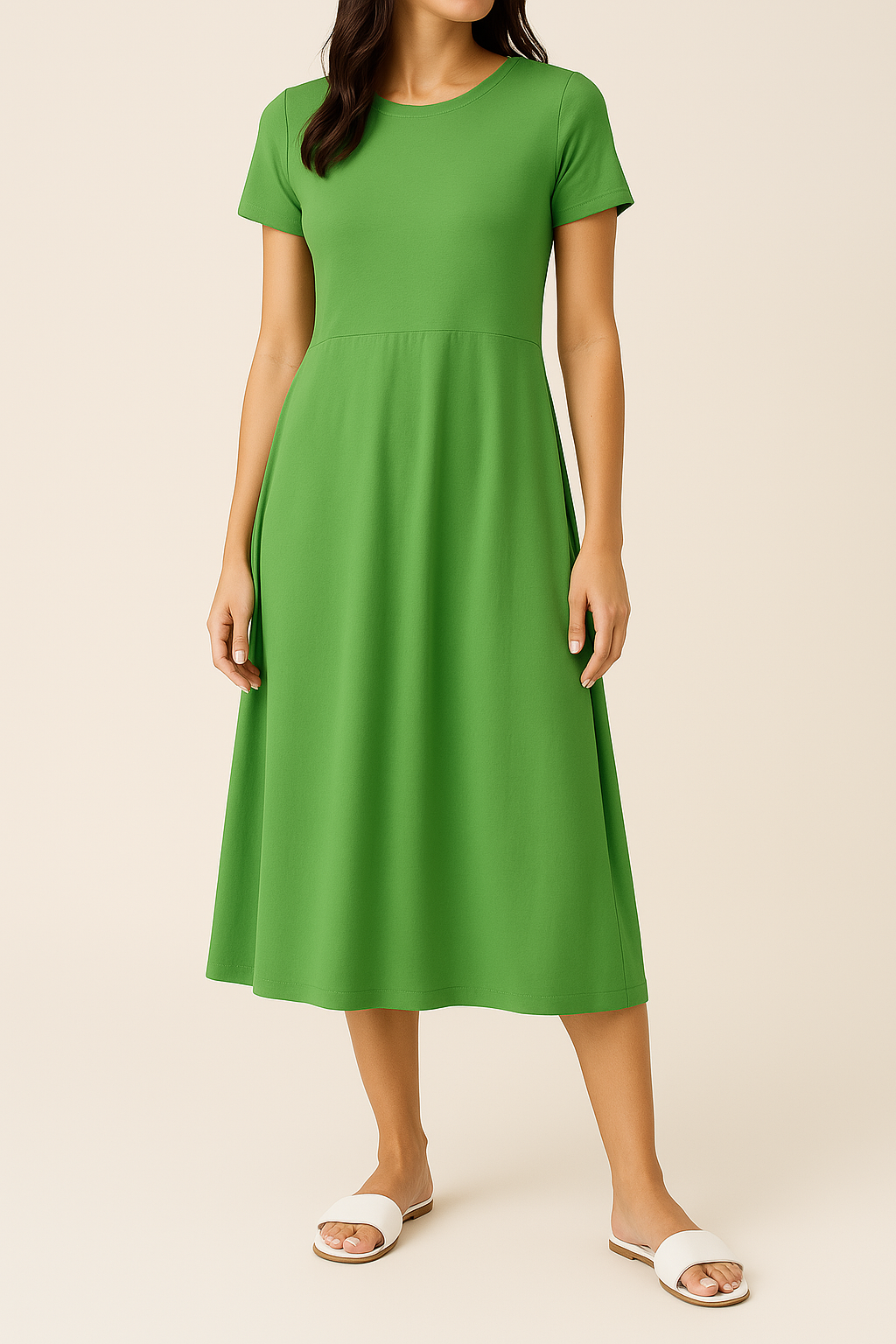 Green Viscose Jersey – Stretch Fabric – Sold by the Metre - Vératex Fabrics
