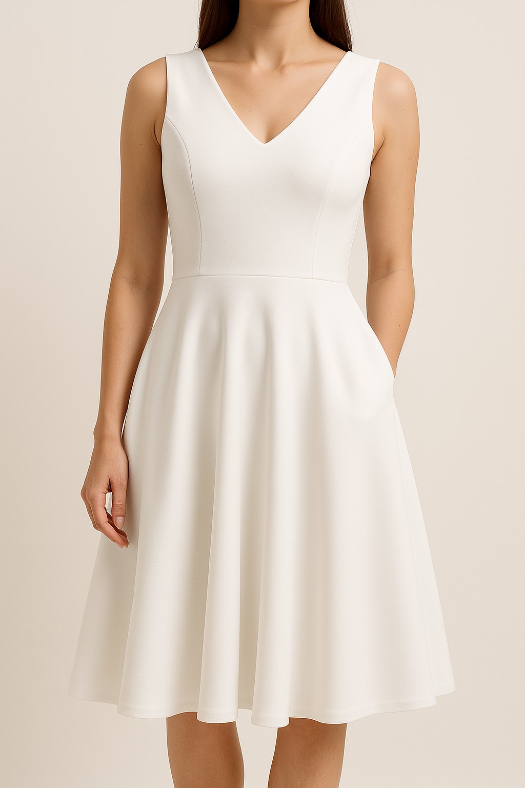 White Scuba Crepe Fabric – Stretch Double Knit – Sold by the Metre - Vératex Fabrics