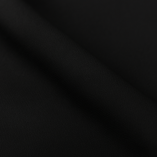 Black Scuba Crepe Fabric – Stretch Double Knit – Sold by the Metre - Vératex Fabrics
