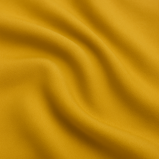 Mustard Scuba Crepe Fabric – Stretch Double Knit – Sold by the Metre - Vératex Fabrics