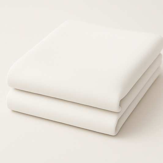 White Scuba Crepe Fabric – Stretch Double Knit – Sold by the Metre - Vératex Fabrics