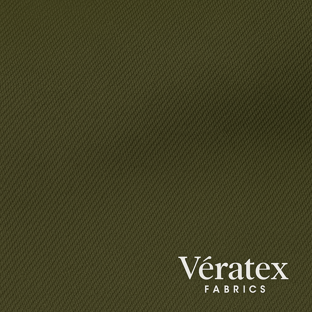 Olive Green Bengaline Fabric – Sold by the Metre - Vératex Fabrics