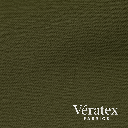 Olive Green Bengaline Fabric – Sold by the Metre - Vératex Fabrics