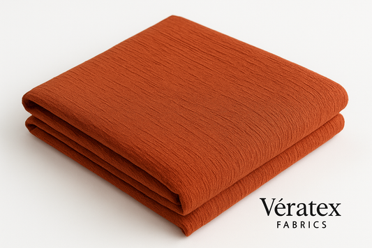 Rust Tree Bark Textured Jacquard – Sold by the Metre - Vératex Fabrics