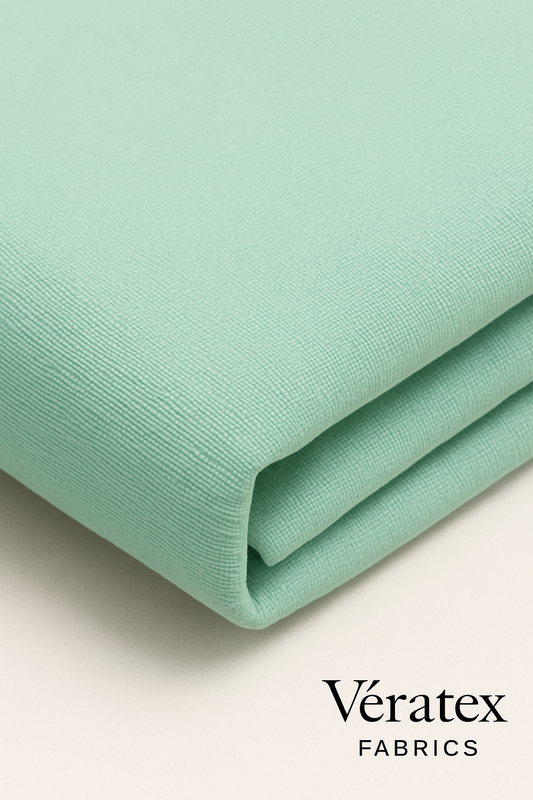 Mint Green Bengaline Fabric – Sold by the Metre - Vératex Fabrics
