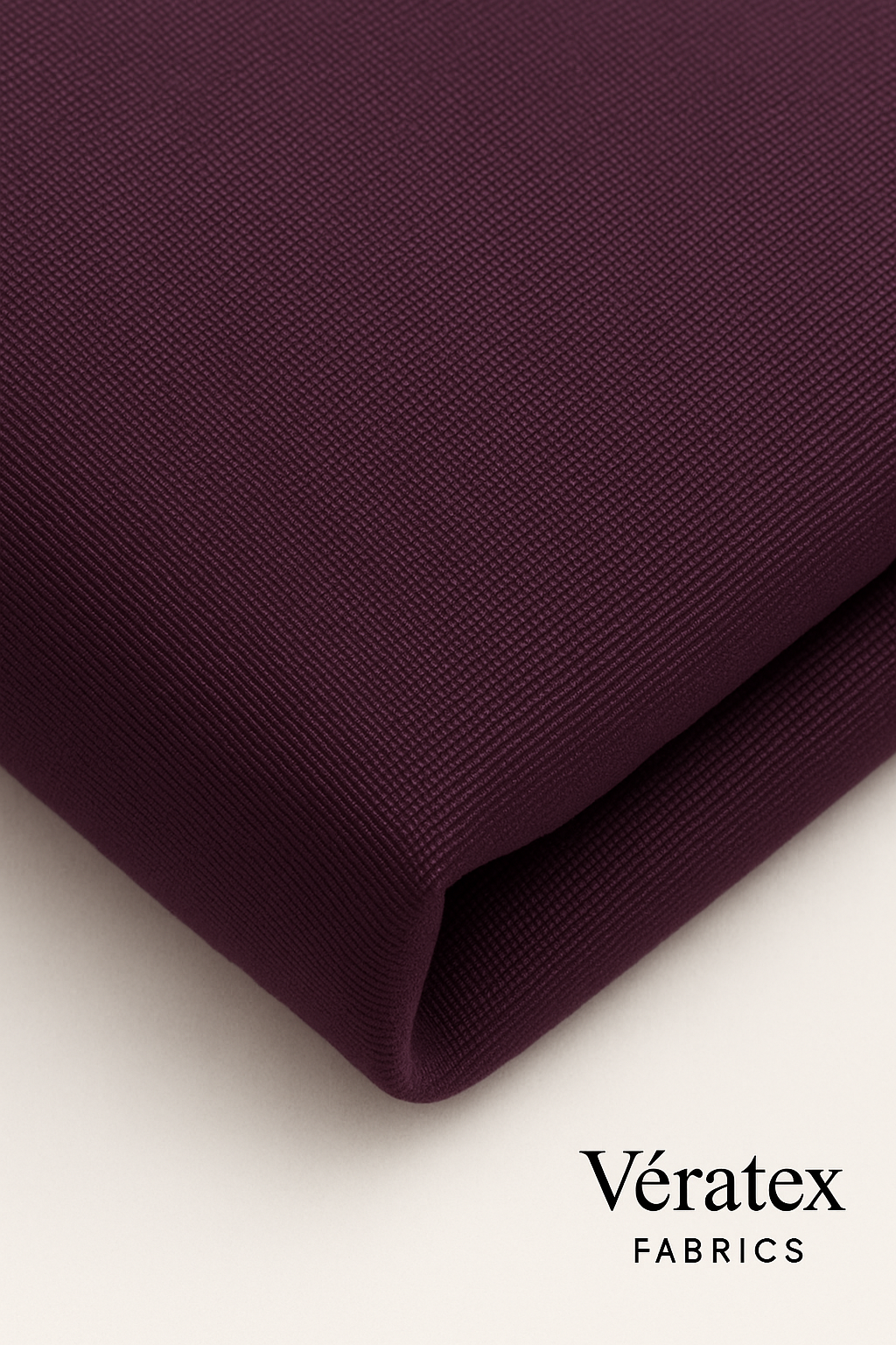 Plum Bengaline Fabric – Sold by the Metre - Vératex Fabrics