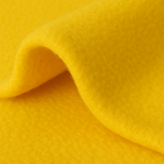 Yellow Anti-Pill Polar Fleece – Sold by the Metre