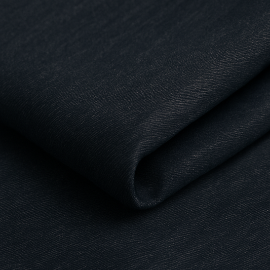 Black Stretch Denim Fabric – Sold by the Metre