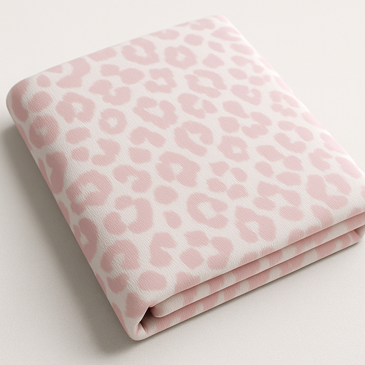 Pink Leopard Print Viscose Jersey – Sold by the Metre - Vératex Fabrics