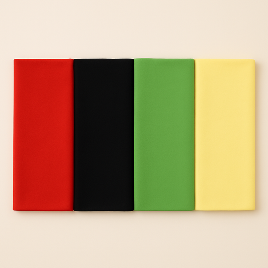 Viscose Jersey Fabric Bundle – 4 Colours (2m Each) – 8m Total - Vératex Fabrics