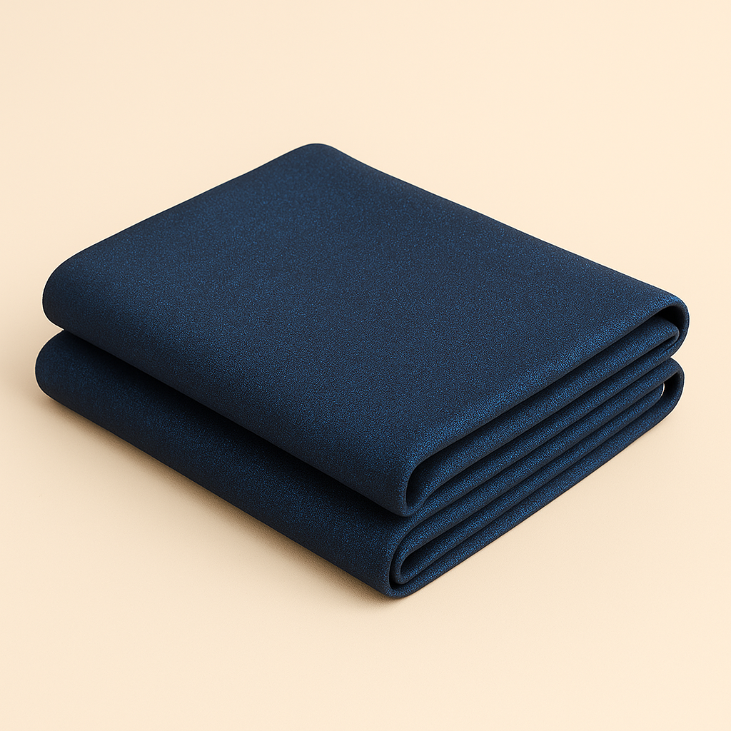 Blue Smoke Soft Touch Fabric – Sold by the Metre
