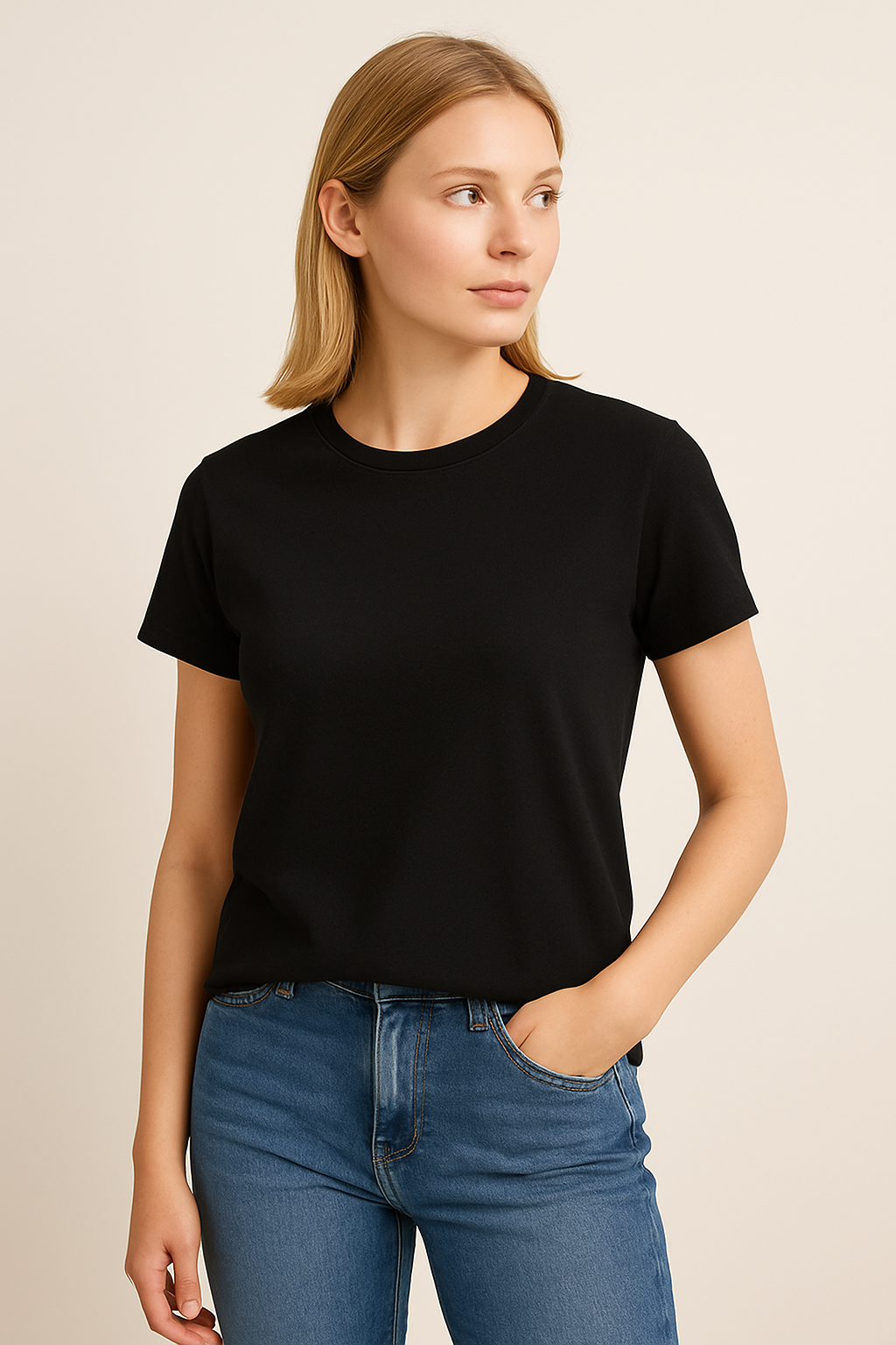 Black 100% Cotton Single Jersey Fabric – Sold by the Metre - Vératex Fabrics