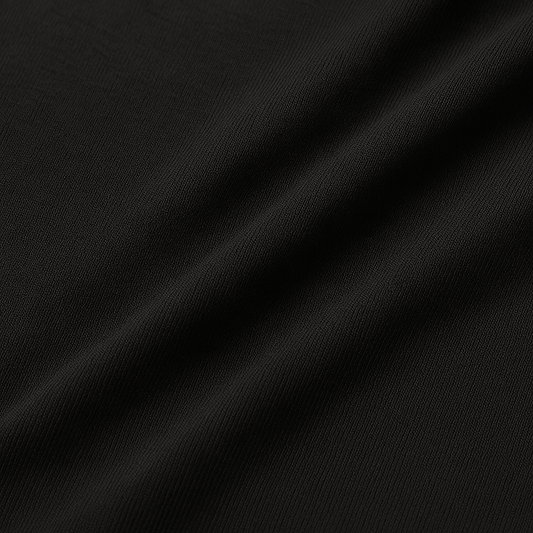 Black Cotton Jersey – Sold by the Metre - Vératex Fabrics