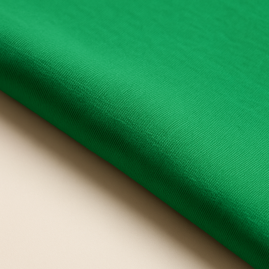 Emerald Green 100% Cotton Single Jersey Fabric – Sold by the Metre - Vératex Fabrics