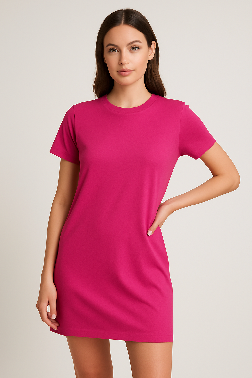 Fuchsia Pink 100% Cotton Single Jersey Fabric – Sold by the Metre - Vératex Fabrics