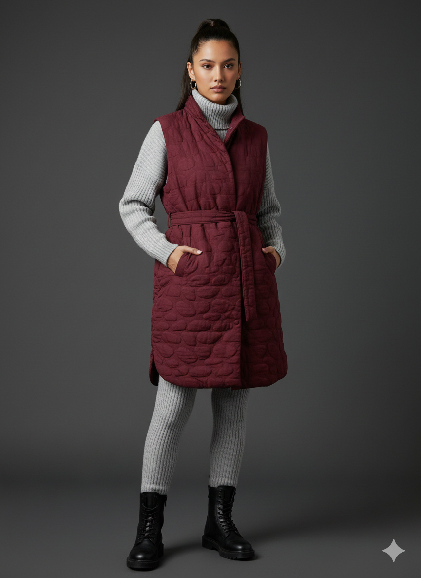 Burgundy Quilted Jacquard Fabric – Sold by the Metre - Vératex Fabrics
