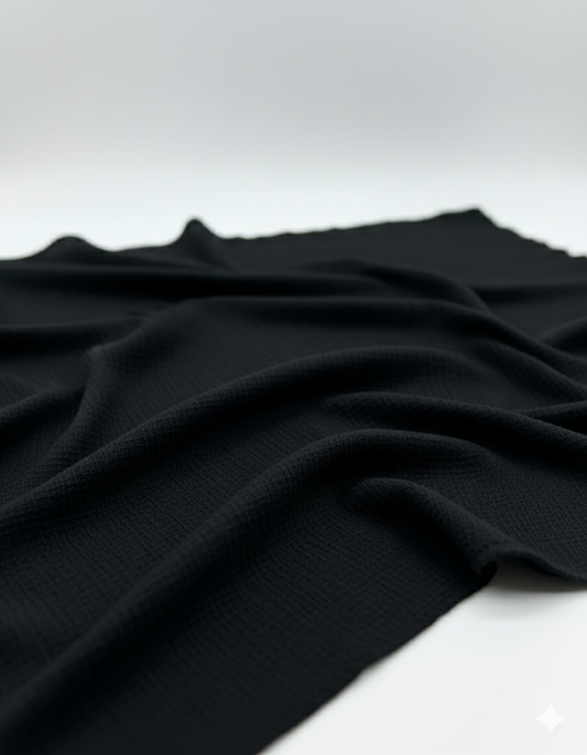 Black Tree Bark Textured Jacquard – Sold by the Metre - Vératex Fabrics