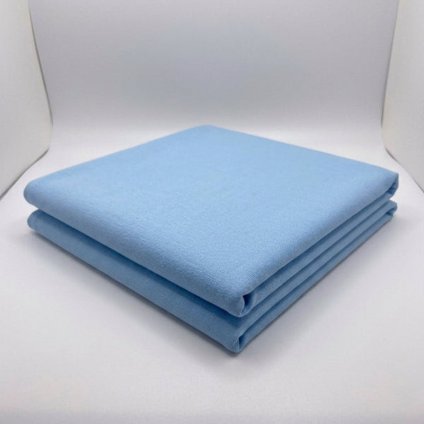 Sky Blue Cotton Jersey Lycra Fabric
