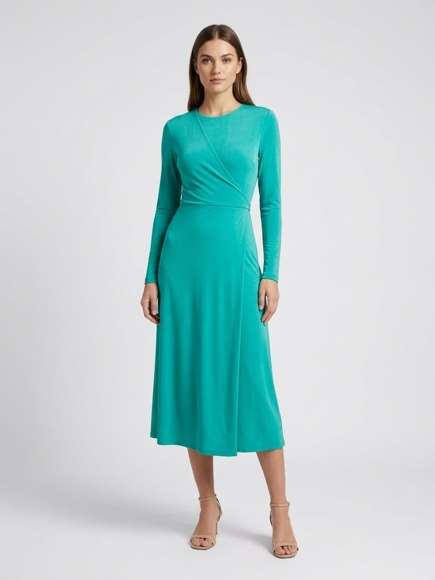 Teal Acetate Fabric