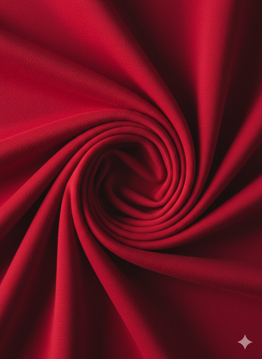 Red Sweatshirt Fleece Fabric – Sold by the Metre - Vératex Fabrics