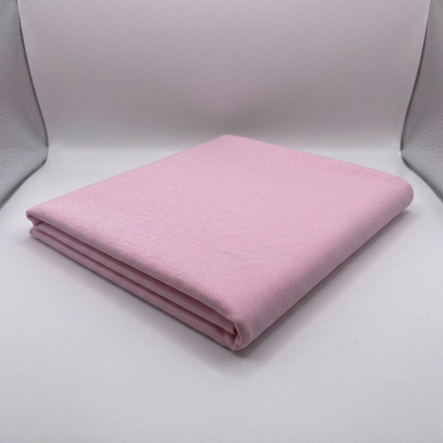 Baby Pink Cotton Interlock Jersey Fabric – 100% Cotton Double Knit