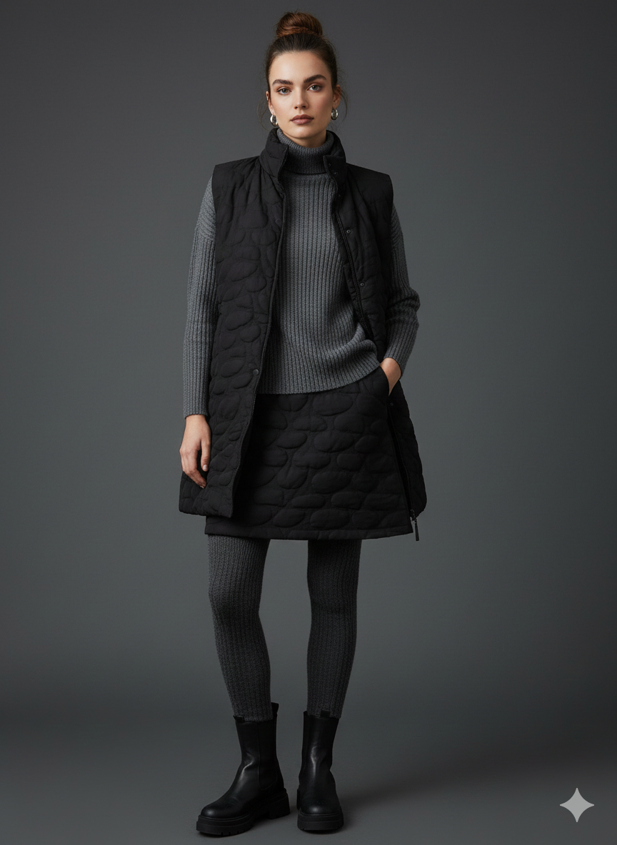 Black Quilted Jacquard Fabric – Sold by the Metre - Vératex Fabrics