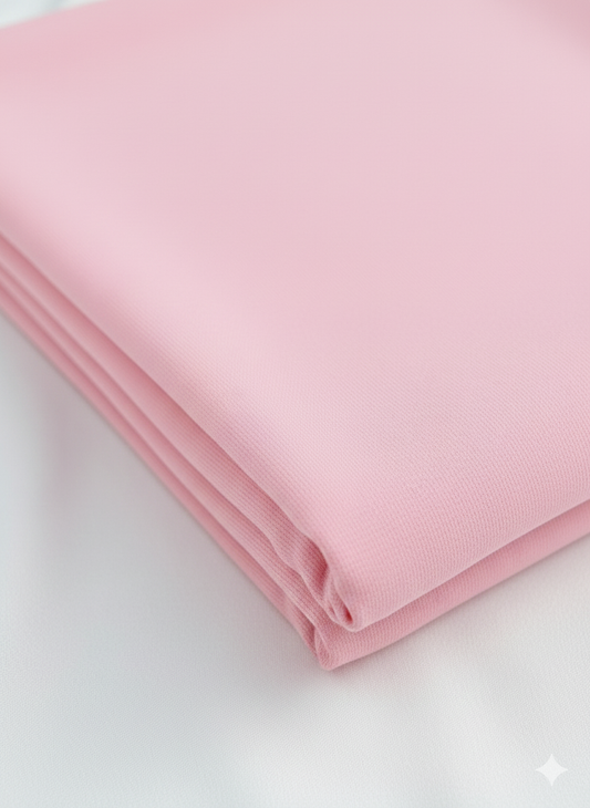 Light Pink Bengaline Fabric – Sold by the Metre - Vératex Fabrics