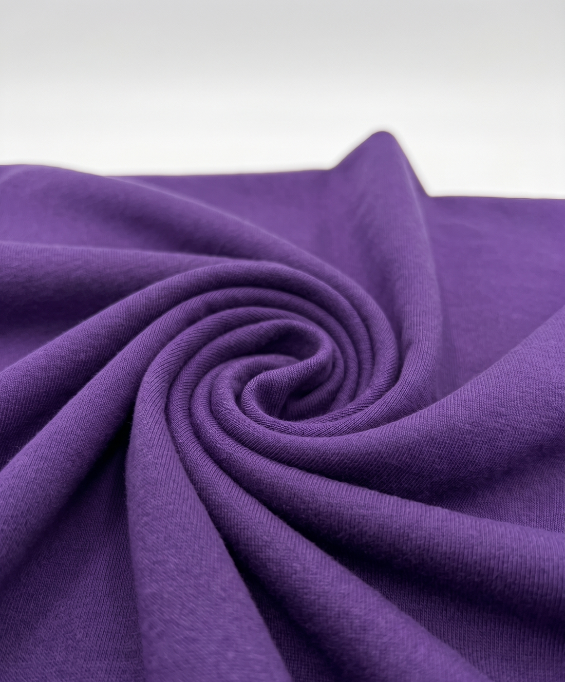Deep Purple Cotton Interlock Jersey Fabric – 100% Cotton Double Knit - Vératex Fabrics