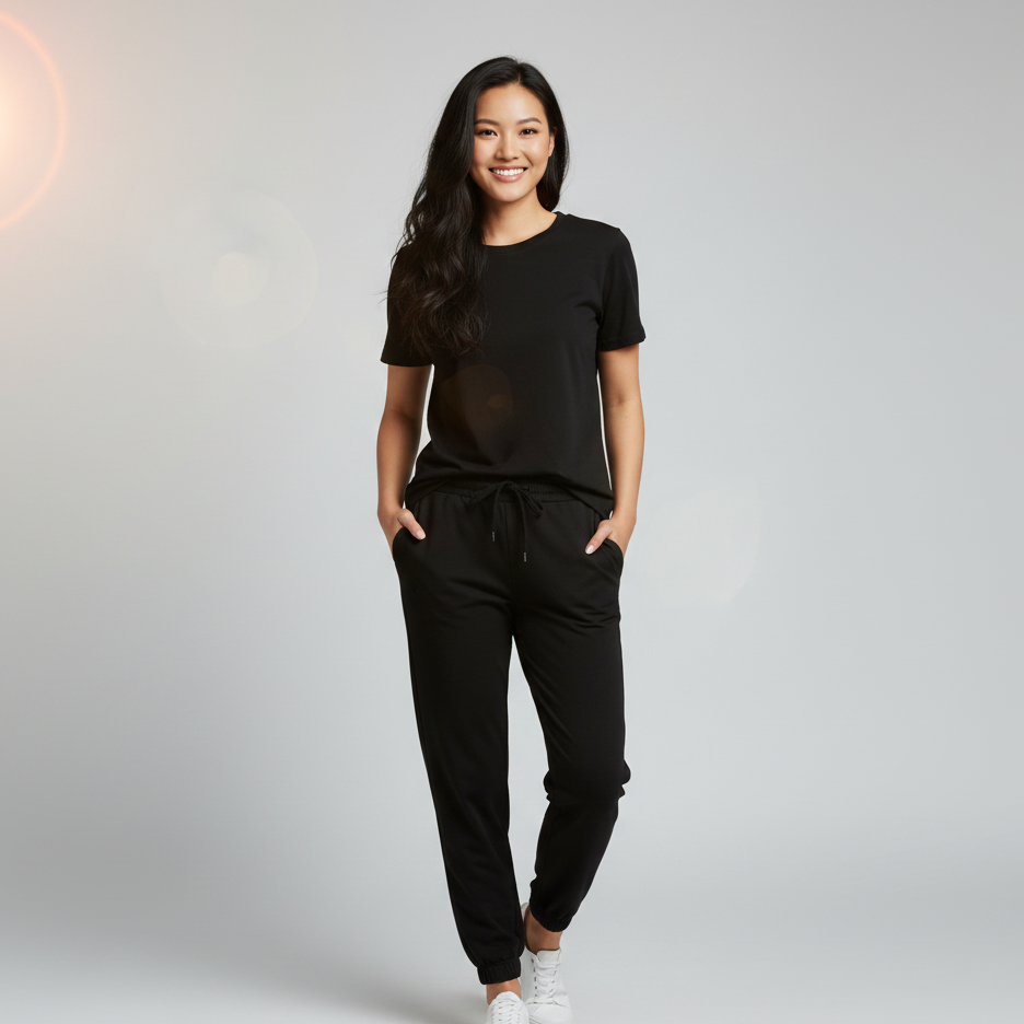 Black Cotton Jersey – Sold by the Metre - Vératex Fabrics