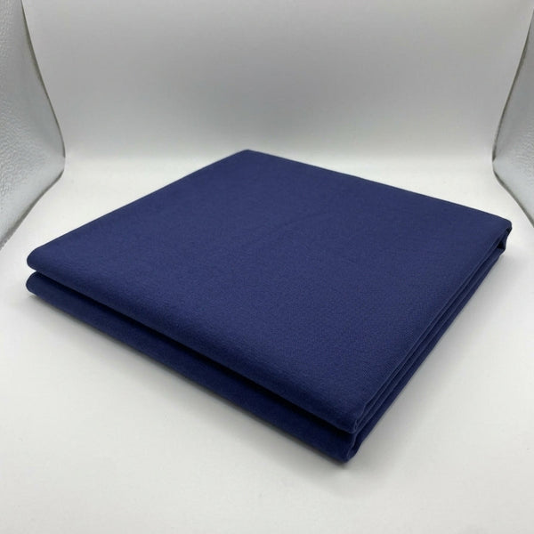 Navy Cotton Jersey Lycra Fabric