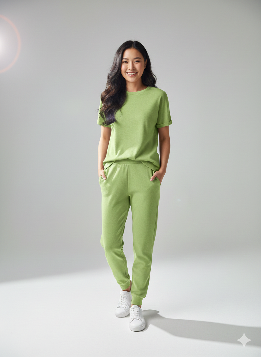 Lime Cotton Jersey – Sold by the Metre - Vératex Fabrics