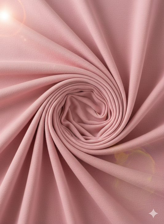 Rose Cotton Jersey – Sold by the Metre - Vératex Fabrics