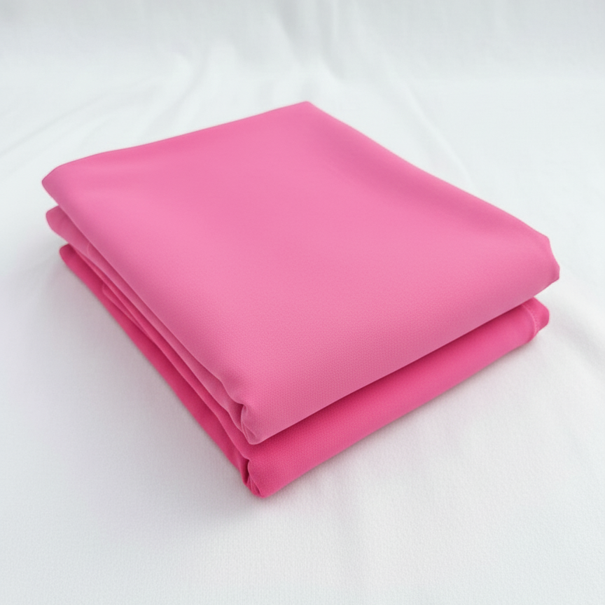 Bubblegum Pink Bengaline Fabric – Sold by the Metre - Vératex Fabrics