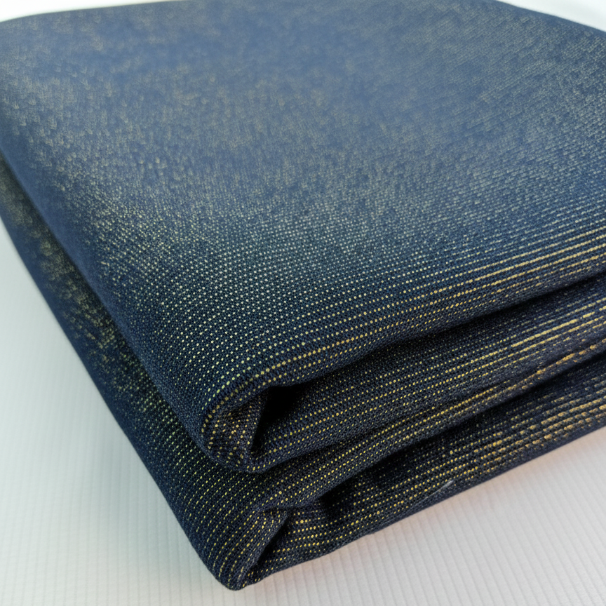 Blue Lurex Denim Fabric (Non-Stretch) – Sold by the Metre - Vératex Fabrics