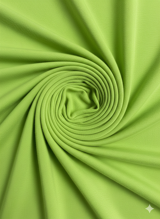 Lime Cotton Jersey – Sold by the Metre - Vératex Fabrics