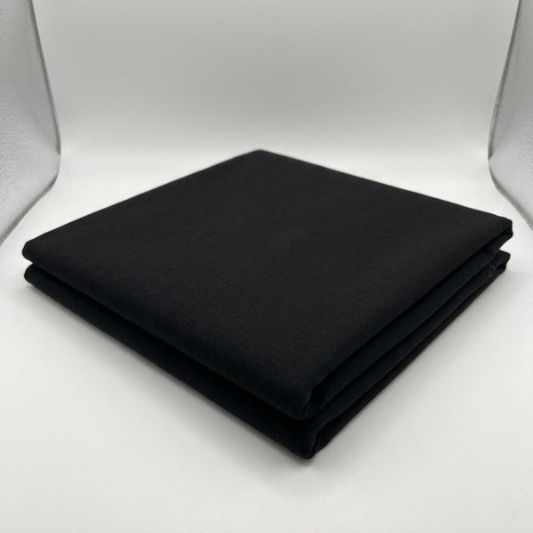 Black Cotton Jersey Lycra Fabric