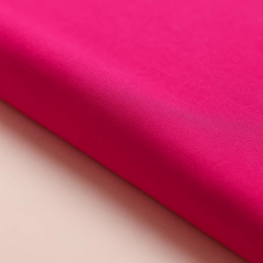 Fuchsia Pink 100% Cotton Single Jersey Fabric – Sold by the Metre - Vératex Fabrics