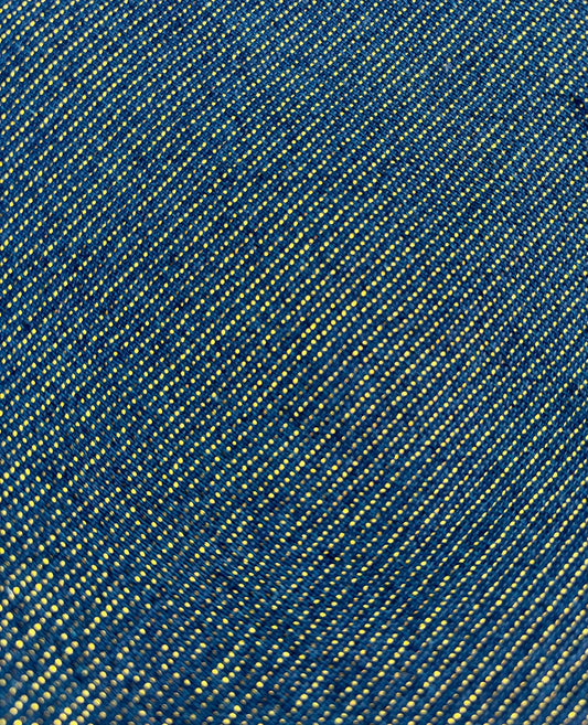 Blue Lurex Denim Fabric (Non-Stretch) – Sold by the Metre