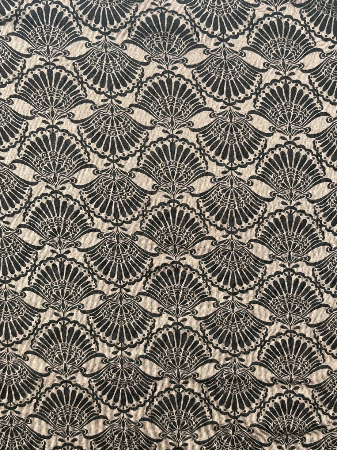 Art Deco Shell Viscose Jersey – Sold by the Metre - Vératex Fabrics