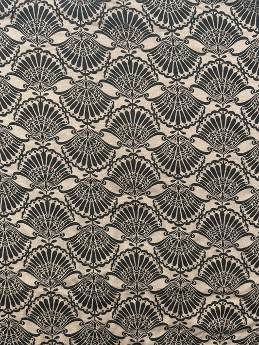 Art Deco Shell Viscose Jersey – Sold by the Metre - Vératex Fabrics