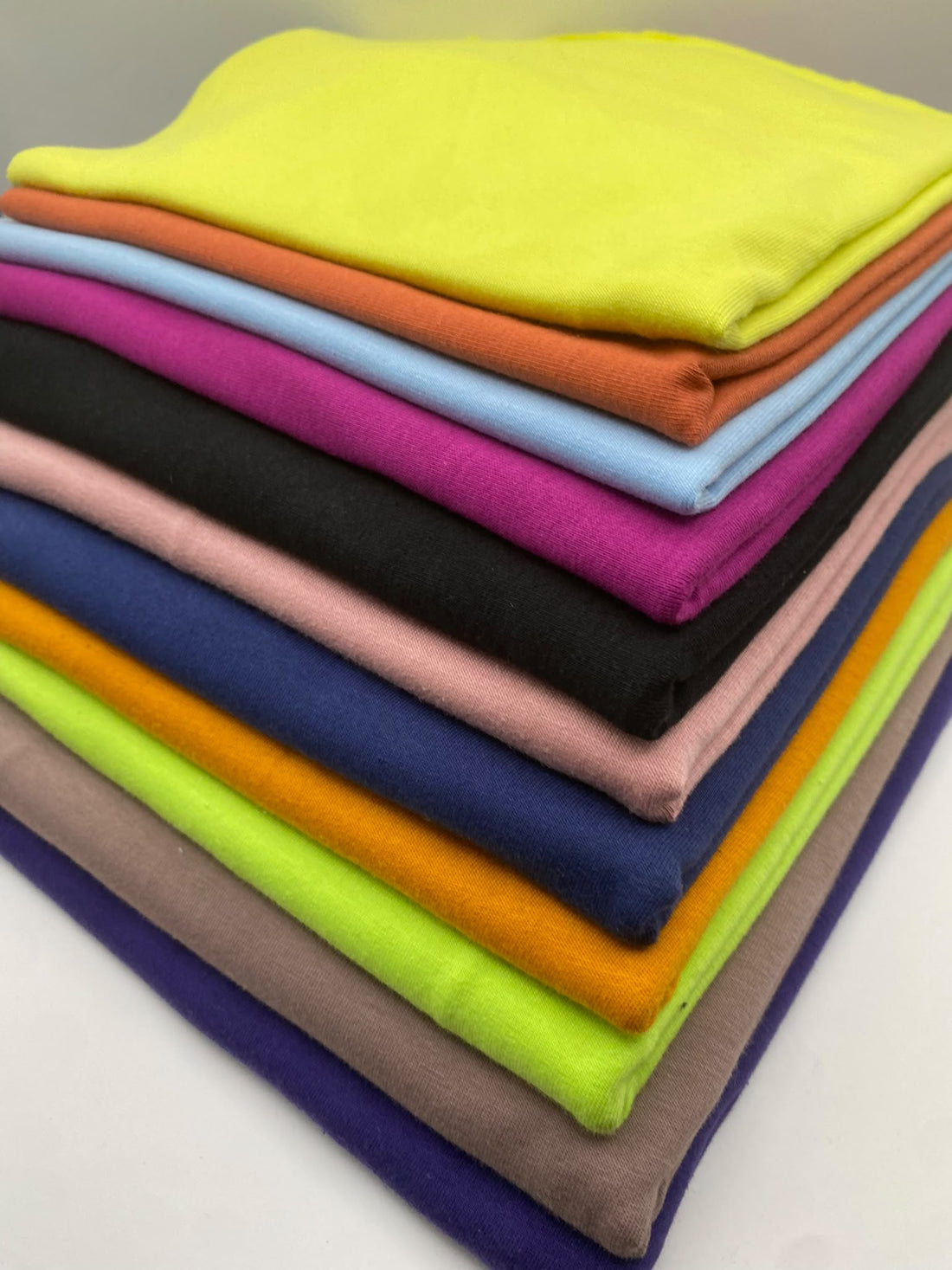 Purple Cotton Jersey Lycra Fabric