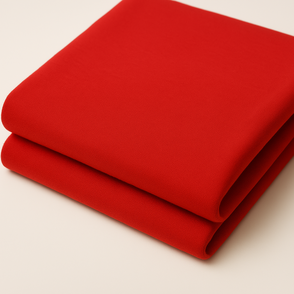 Red Cotton Jersey Fabric – Sold by the Metre - Vératex Fabrics