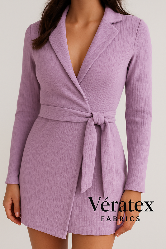 Lilac Tree Bark Textured Jacquard – Sold by the Metre - Vératex Fabrics