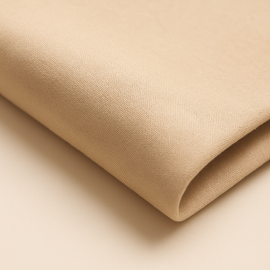 Beige 100% Cotton Single Jersey Fabric – Sold by the Metre - Vératex Fabrics