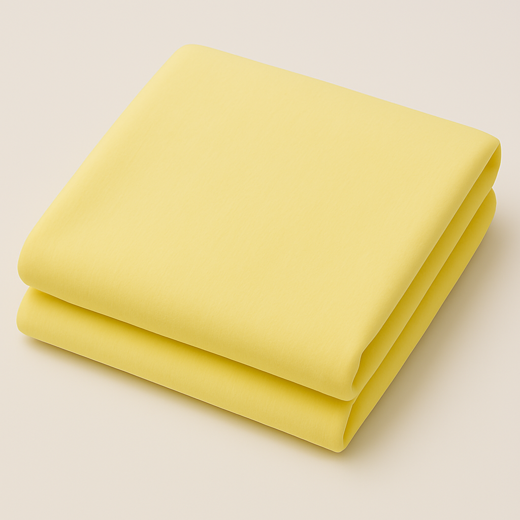 Pale Yellow Viscose Jersey – Stretch Fabric – Sold by the Metre