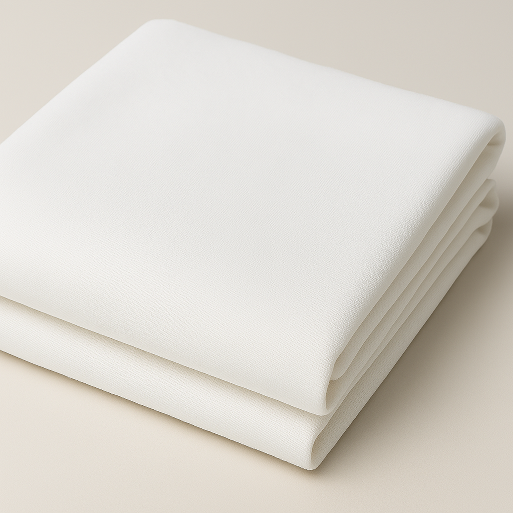 White Cotton Jersey Fabric – Sold by the Metre - Vératex Fabrics