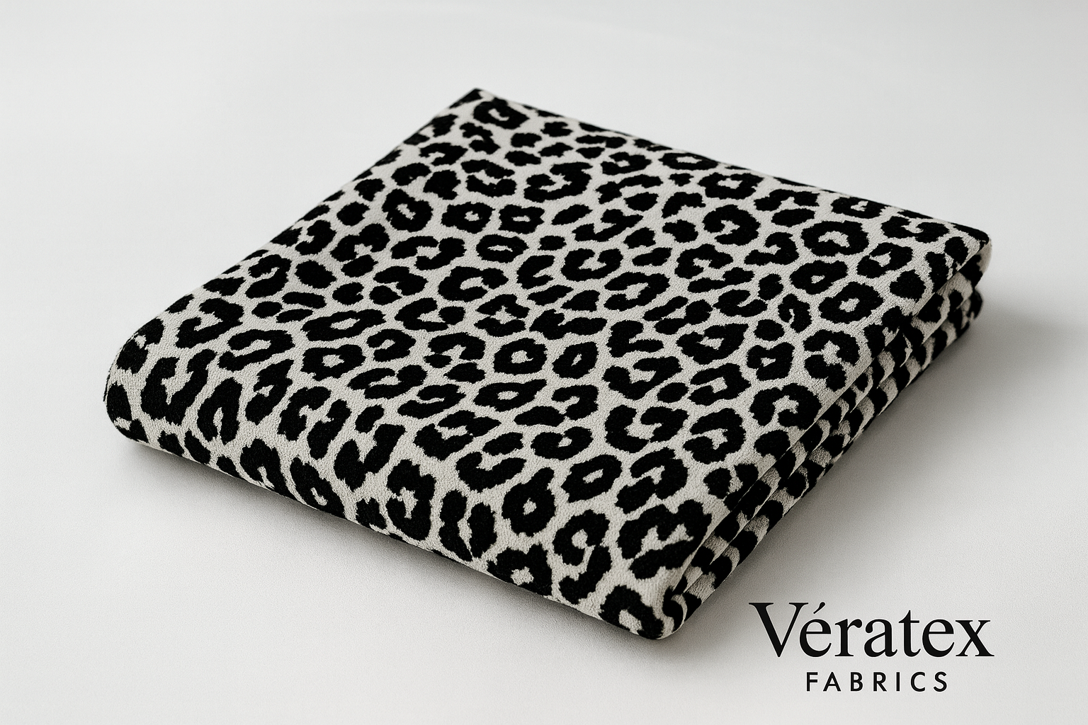 Leopard Print French Terry – Sold by the Metre - Vératex Fabrics
