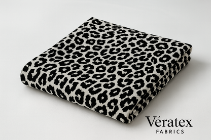 Leopard Print French Terry – Sold by the Metre - Vératex Fabrics
